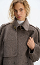 Wool coat with a yoke - BRUSNIKA. Women clothes