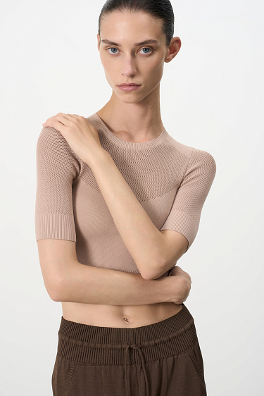 Short sleeve top - BRUSNIKA Women Clothes