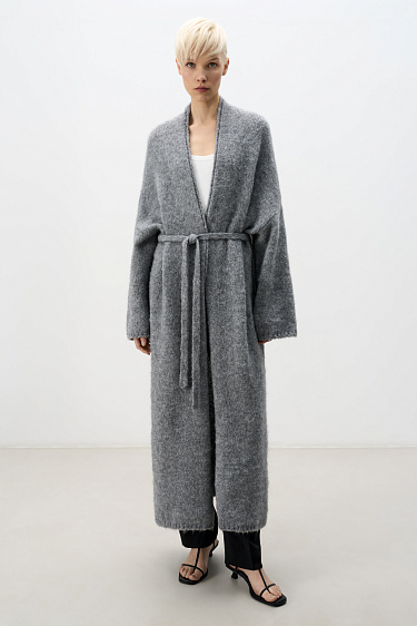 Long cardigan with mohair - BRUSNIKA Women Clothes