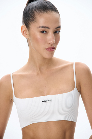 Sports top with straps - BRUSNIKA Women Clothes