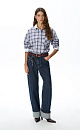 Straight-leg jeans with cuffs - BRUSNIKA. Women clothes