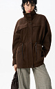 Suede parka - BRUSNIKA. Women clothes