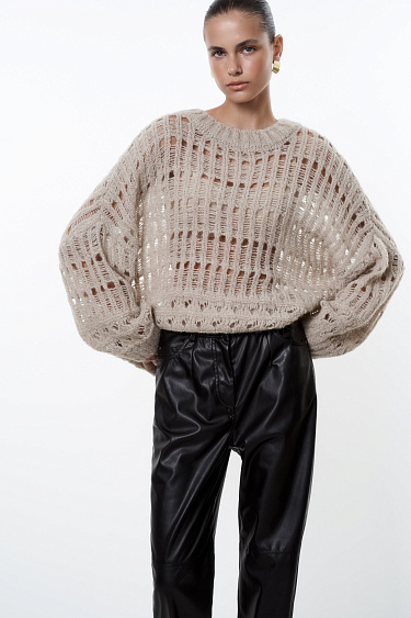 Alpaca wool kni jumper - BRUSNIKA Women Clothes