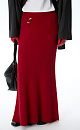 Maxi skirt made of fox fur - BRUSNIKA. Women clothes