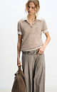 Knitted wool T-shirt - BRUSNIKA. Women clothes