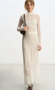 Openwork midi dress - BRUSNIKA. Women clothes