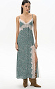 Combination dress with lace - BRUSNIKA. Women clothes