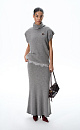 Fox Down Knitted Vest - BRUSNIKA. Women clothes