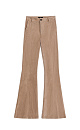 Flared suede trousers - BRUSNIKA. Women clothes