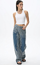 Straight jeans with a medium fit - BRUSNIKA. Women clothes