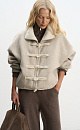 Wool bomber jacket with Chinese clasp - BRUSNIKA. Women clothes