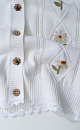 Cardigan with daisies - BRUSNIKA. Women clothes