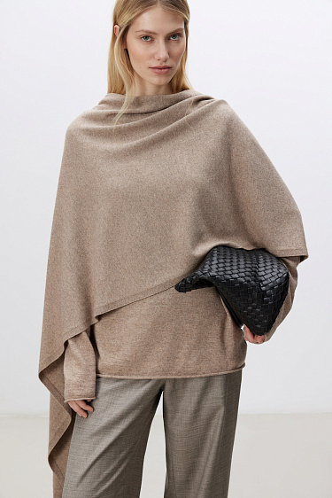 Cashmere and wool stole - BRUSNIKA Women Clothes