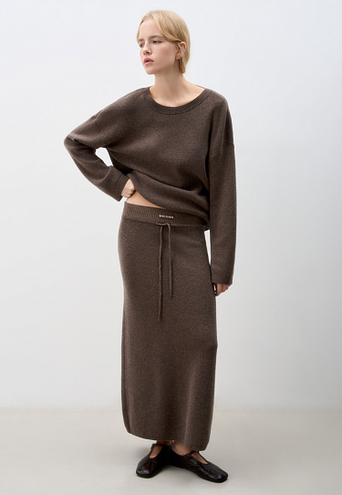 Cashmere and wool skirt - BRUSNIKA Women Clothes