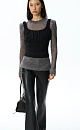 top with draping on the chest - BRUSNIKA. Women clothes