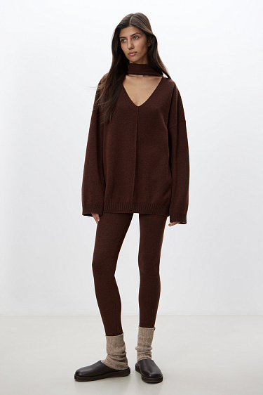 Cashmere and wool leggings - BRUSNIKA Women Clothes