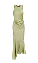 Satin dress - BRUSNIKA. Women clothes