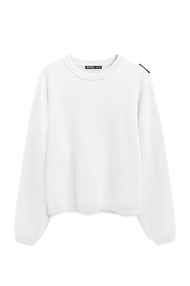 Cropped cotton jumper - BRUSNIKA Women Clothes