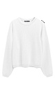 Cropped cotton jumper - BRUSNIKA. Women clothes