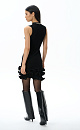 Mini dress with flounces - BRUSNIKA. Women clothes