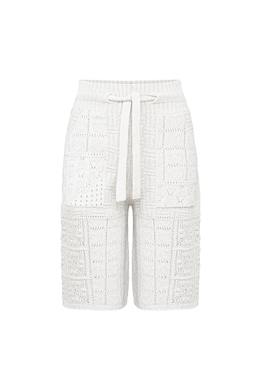 Cashmere and wool bermuda shorts - BRUSNIKA Women Clothes