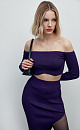 Off the shoulder top - BRUSNIKA. Women clothes
