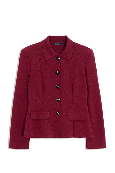 Fitted merino wool jacket - BRUSNIKA Women Clothes