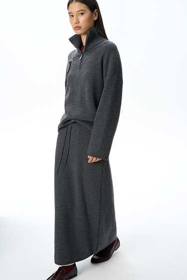 Cashmere and wool skirt - BRUSNIKA Women Clothes
