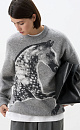 Horse print jumper - BRUSNIKA. Women clothes
