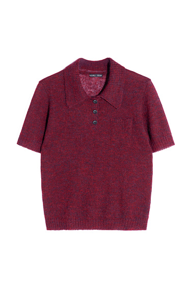 Knitted wool T-shirt - BRUSNIKA Women Clothes