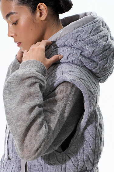Quilted down vest - BRUSNIKA Women Clothes