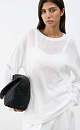 Dropped shoulder jumper - BRUSNIKA. Women clothes