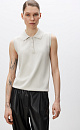 Top with a polo collar - BRUSNIKA. Women clothes