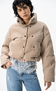 Down jacket with double stitching - BRUSNIKA. Women clothes
