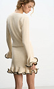 Boucle skirt with ruffles - BRUSNIKA. Women clothes