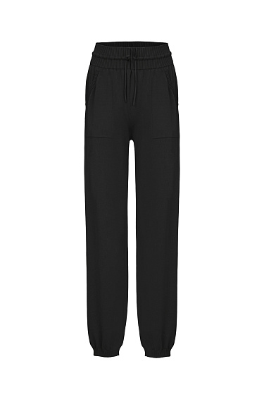 Knitted trousers made of viscose - BRUSNIKA Women Clothes