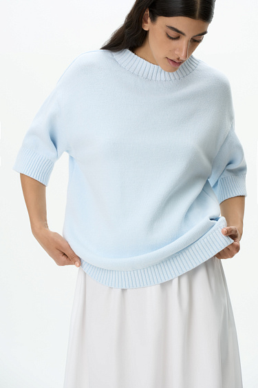 Cotton T-shirt - BRUSNIKA Women Clothes