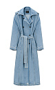 Double-breasted denim trench coat - BRUSNIKA. Women clothes