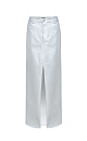Metallic coated denim skirt - BRUSNIKA. Women clothes