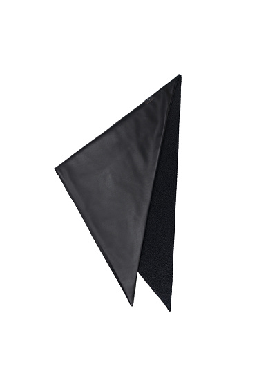 Faux-leather kerchief - BRUSNIKA Women Clothes