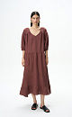 Linen dress - BRUSNIKA. Women clothes