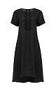 A-line dress with lace detail - BRUSNIKA. Women clothes