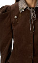Fitted corduroy jacket - BRUSNIKA. Women clothes