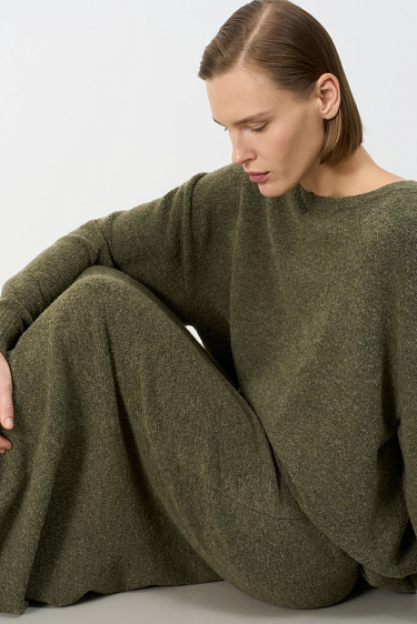 Jumper with dropped shoulder line - BRUSNIKA Women Clothes