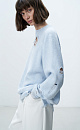 Ripped knit jumper - BRUSNIKA. Women clothes