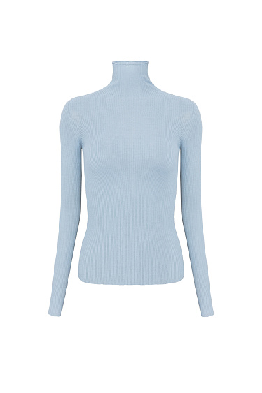 knitted turtleneck made of merino wool - BRUSNIKA Women Clothes