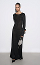 Sequined dress with an open back - BRUSNIKA. Women clothes