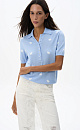 Animal Print Polo Shirt - BRUSNIKA. Women clothes