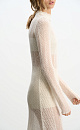 Openwork dress made of mohair and alpaca wool - BRUSNIKA. Women clothes