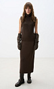 Wool knit midi skirt - BRUSNIKA. Women clothes